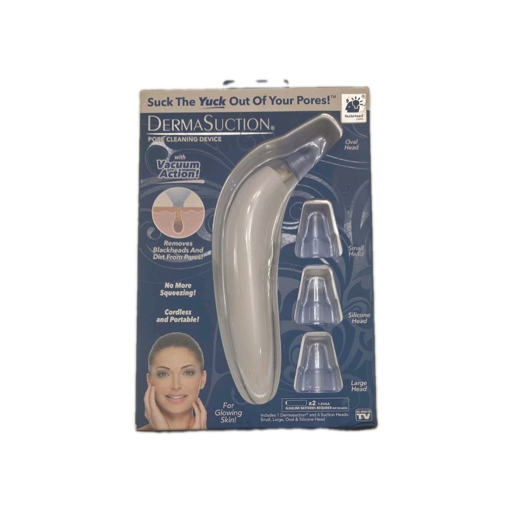 DermaSuction Pore Cleaning Device with Vacuum Action Glowing Skin